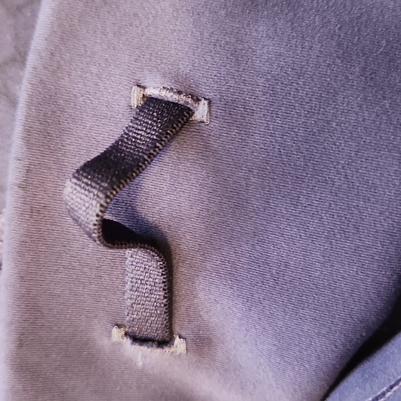 Lululemon Dark Purple/blue Leggings With Black Crackle Design Size 4 Yoga - Picture 8 of 12